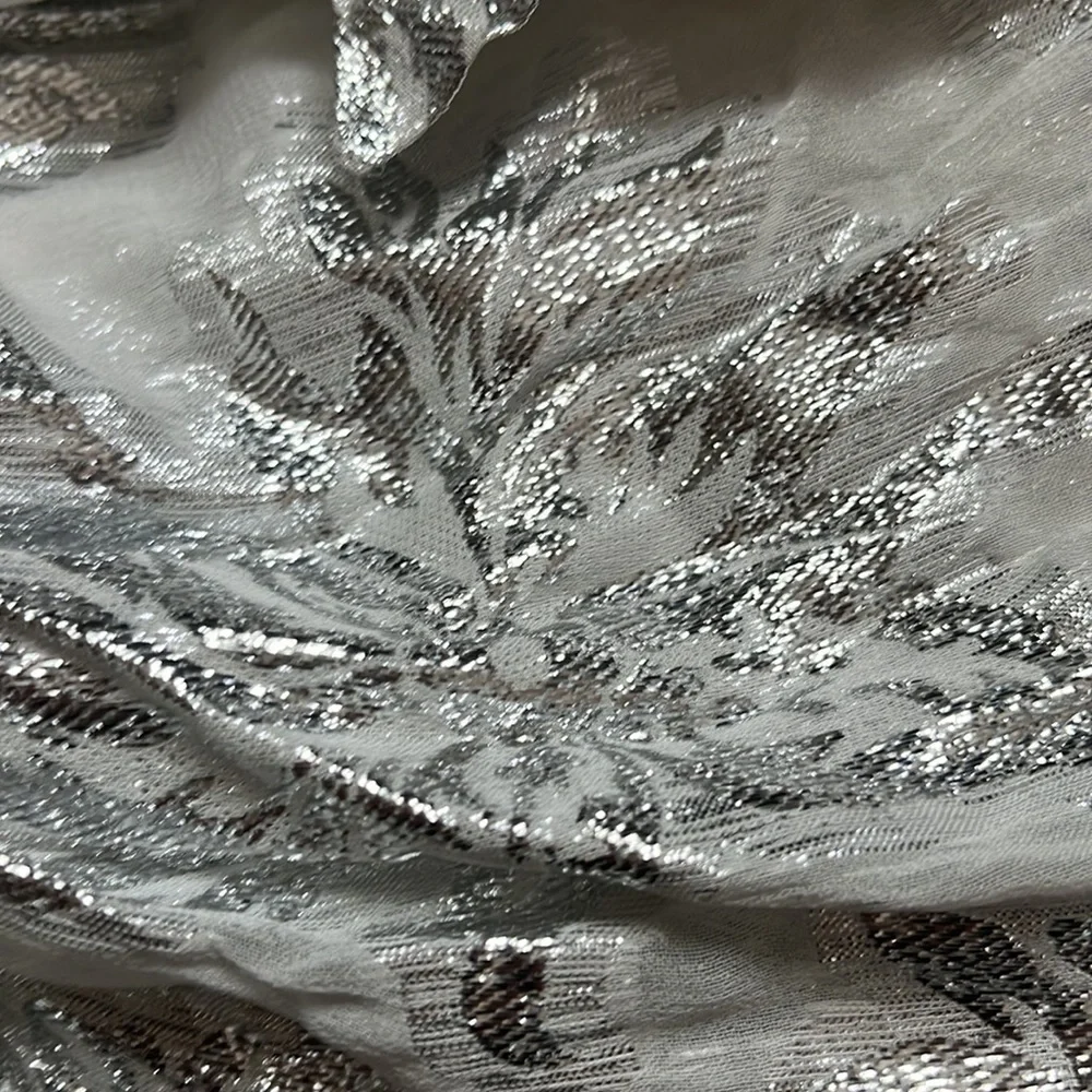 NEW Rococo Sand Metallic Halter Minidress - Picture 10 of 13